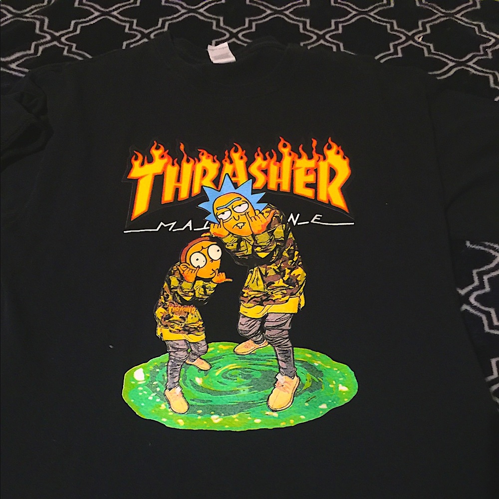 Rick and Morty Custom Graphic Tee